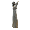 Anioł ceramiczny drewniany 40 cm Prodex 2405