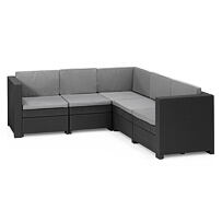 Provence Meble ogrodowe - sofa grafit KETER 244414
