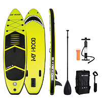 Shark Paddleboard nadmuchiwany - żółty My Hood 708015