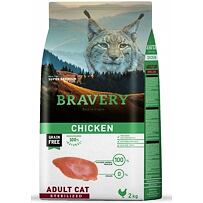 Cat STERILIZED Karma dla kotów 7kg - kurczak BRAVERY 2100939