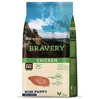 Dog PUPPY mini Karma dla psów 2kg - kurczak BRAVERY 1003501