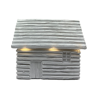 Biały domek LED 14 x 10 cm Prodex A00545