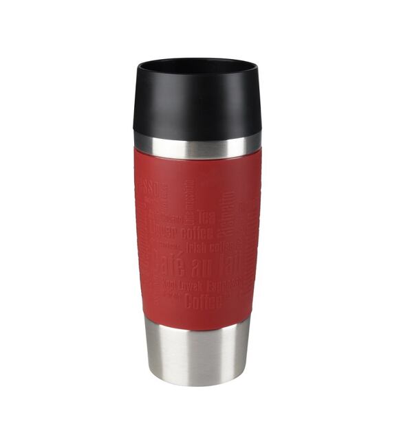 Travel Mug Grande termiczny kubek podróżny 0,5 l - ciemnoczerwony/stalowy TEFAL K3084214