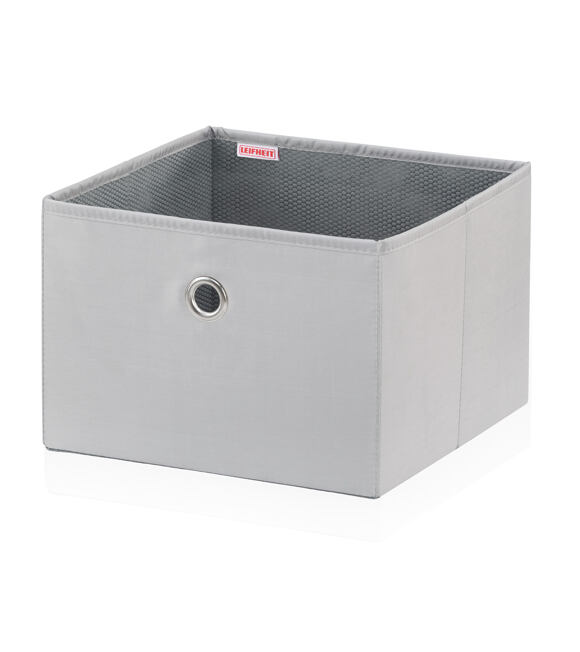 Duże pudełko materiałowe do szafy – szare LEIFHEIT 80010