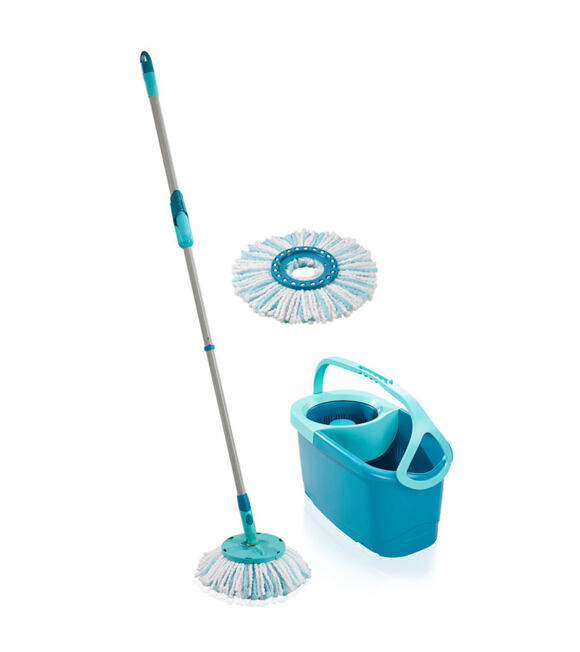 CLEAN TWIST Disc Mop Ergo Zestaw sprzątający z zapasową głowicą LEIFHEIT 52101+52104