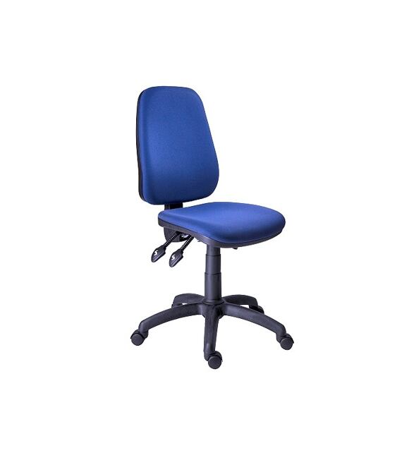 Krzesło biurowe 1140 ASYN niebieskie + podłokietniki BR 07 Antares