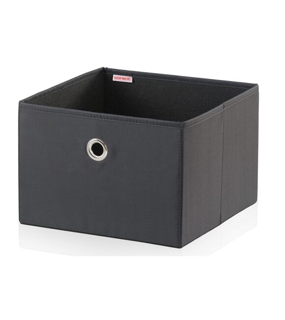 Duże pudełko materiałowe do szafy - czarne LEIFHEIT 80009