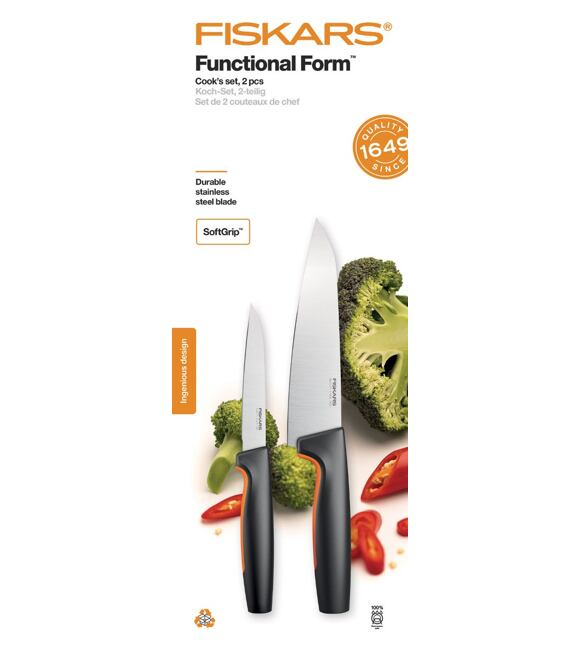 Functional Form Zestaw 2 noży szefa kuchni FISKARS 1057557