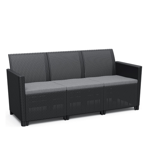 Claire 3 Seaters sofa - grafit ALLIBERT 252980
