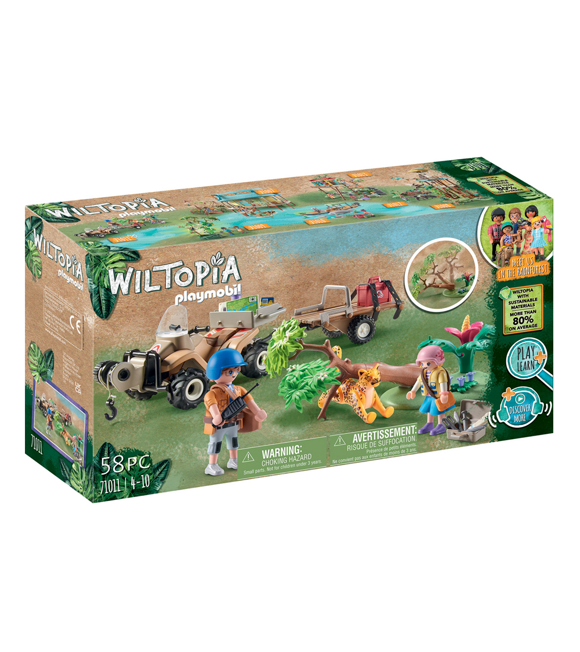 Wiltopia - Playmobil Animal Rescue Quad Bike 101471011