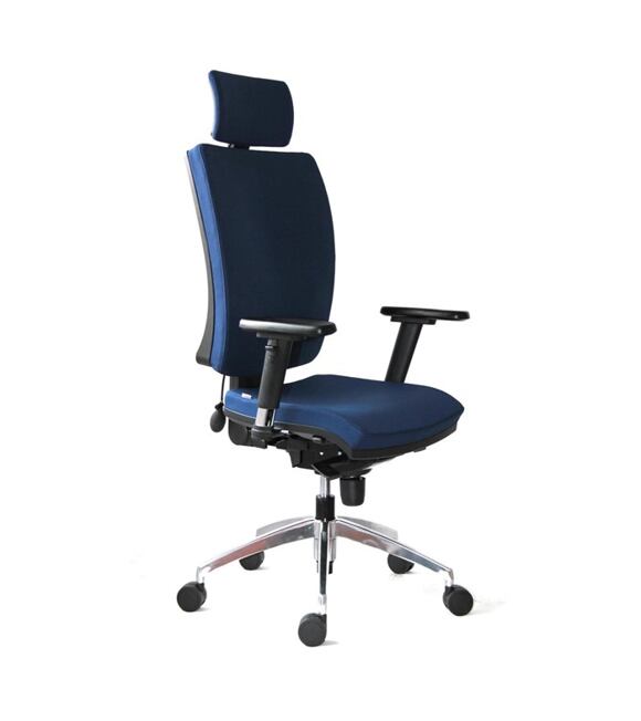 Krzesło biurowe 1580 GALA ALU PDH niebieski- Extreme Antares