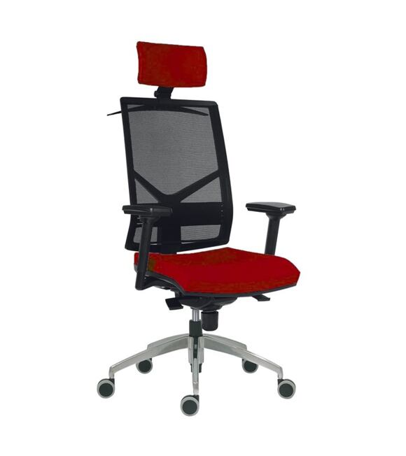 Krzesło biurowe 1850 OMNIA czerwone Antares