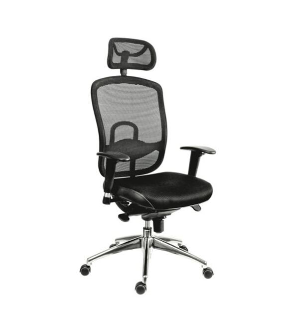Krzesło biurowe OKLAHOMA PDH czarne Antares