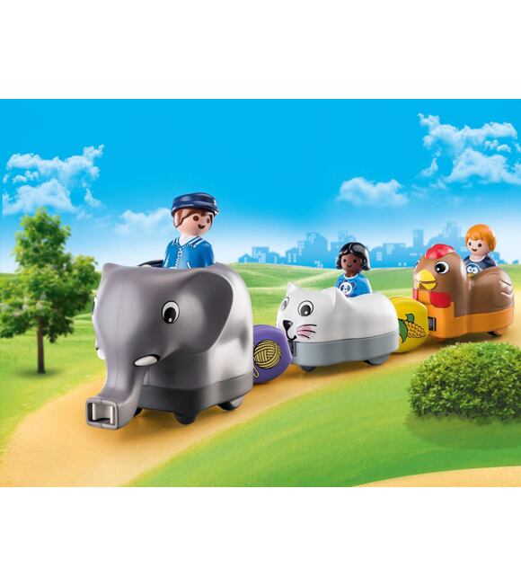 Mój pociąg ze zwierzętami Playmobil 101470405