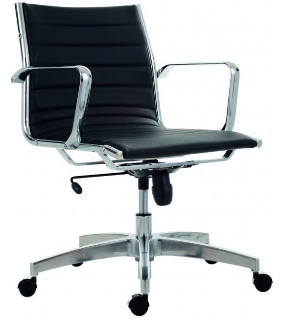 Krzesło biurowe 8850 KASE Ribbed (skórzany)  Antares