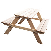 Piknik Zestaw ogrodowy dla dzieci 85 cm - drewno naturalne 12000