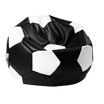 Pufa EUROBALL BIG XL czarno-biała Antares