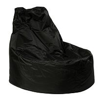 Fotel z czarnej tkaniny nylonowej MOLLY Antares