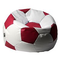 Pufa EUROBALL BIG XL biało-czerwona Antares