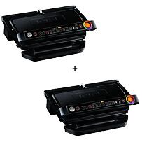 Optigrill+ elektryczny grill kontaktowy XL inox black TEFAL GC722834 - 2 szt