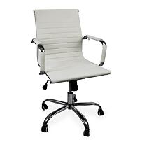 Fotel biurowy Deluxe PLUS biały