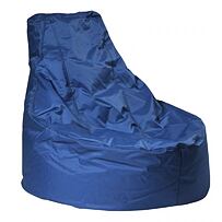 Fotel z niebieskiej tkaniny nylonowej MOLLY Antares