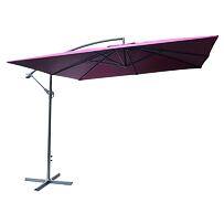 Wodoodporny parasol ogrodowy 8080 270 x 270 cm - bordo 601/10