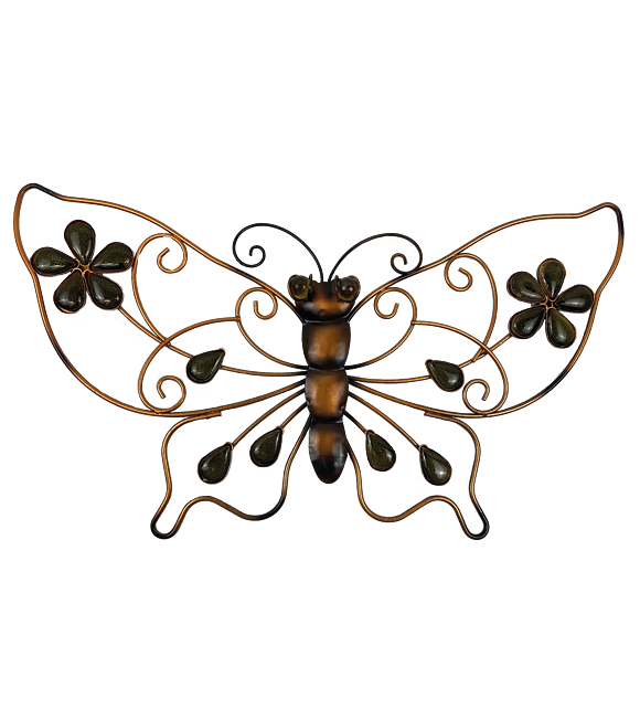 Motyl metalowy z dżetami średni 43 x 26 cm Prodex A00220