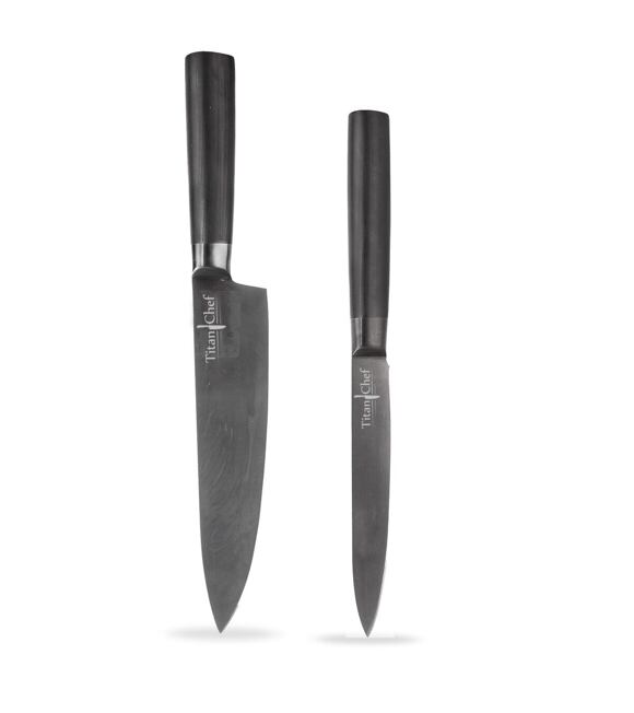 Nóż kuchenny Titan Chef zestaw 2 sztuk Orion 831144