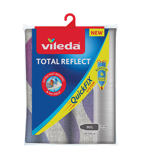 Total Reflect Pokrowiec na deskę do prasowania - srebrny VILEDA 163263