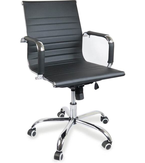 Fotel biurowy Deluxe PLUS czarny