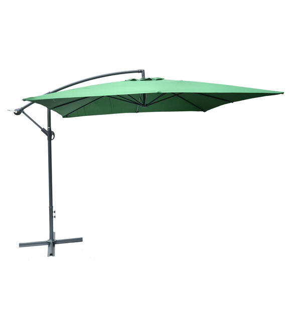 Wodoodporny parasol ogrodowy 8080 270 x 270 cm - zielony 601/12
