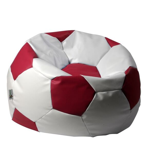 Pufa EUROBALL BIG XL biało-czerwona Antares