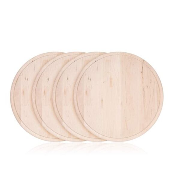 Zestaw drewnianych desek do krojenia BBQ 22 cm – 4 szt.