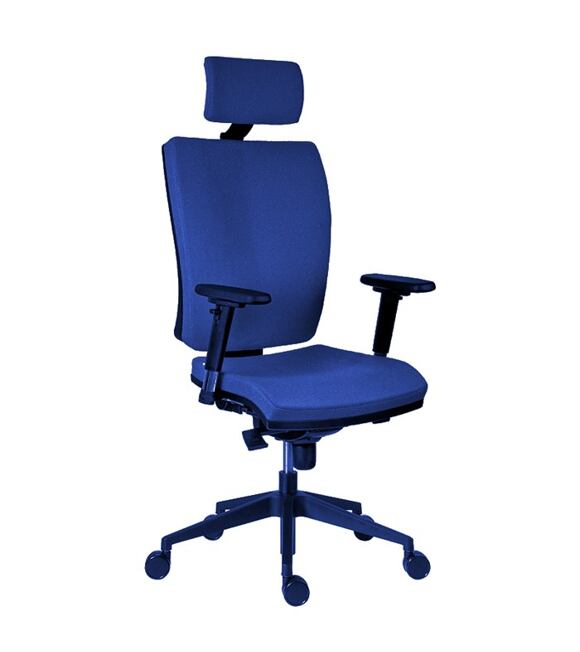 Krzesło biurowe 1580 GALA Plus PDH ECONOMY - niebieskie Antares