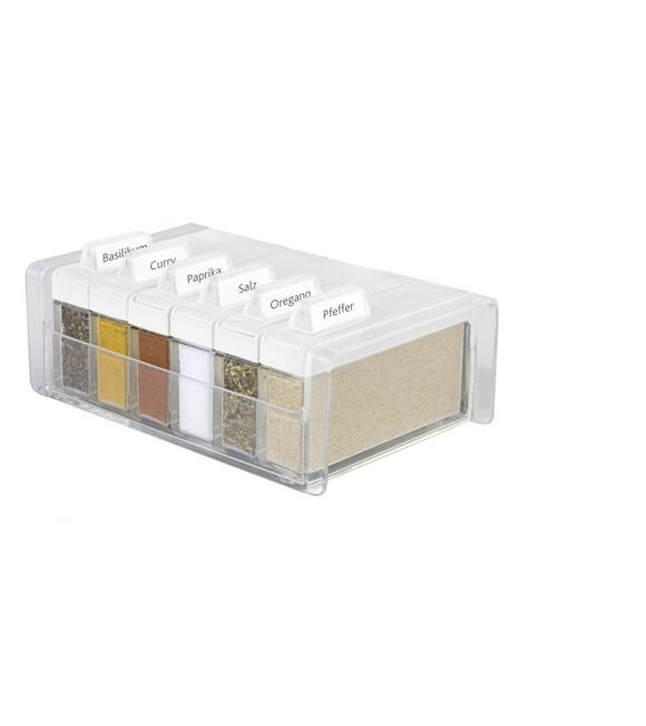 Pudełko na przyprawy 6 sztuk białe Spice Box Emsa 508457