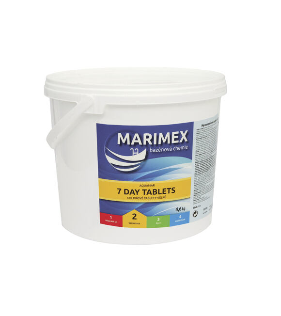 Aquamar tabletki chlorowe 7 dni 4,6 kg  Marimex 11301204