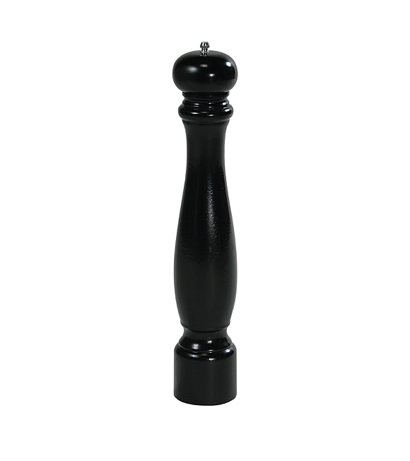 Młynek do pieprzu - drewno kauczukowe, 40 cm, czarny KESPER 13665