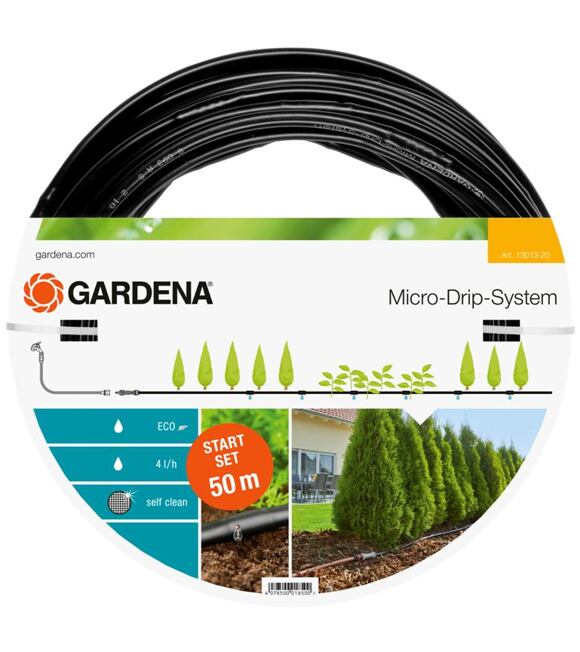Gardena Linia kroplująca do rzędów roślin – zestaw L, 13013-20