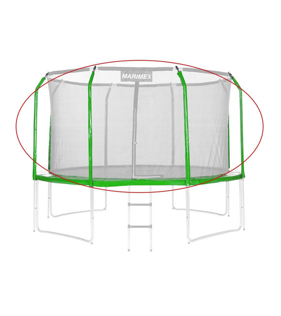 Zestaw osłon i rękawów sprężynowych do trampoliny 366 cm - zielony MARIMEX 19000782