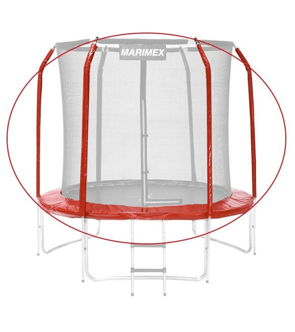 Osłona na sprężyny i słupki do trampoliny ø 305 cm - czerwona MARIMEX 19000774