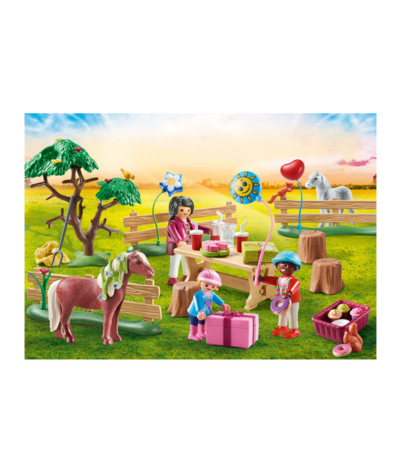 Przyjęcie urodzinowe na farmie z kucykami Playmobil 101470997