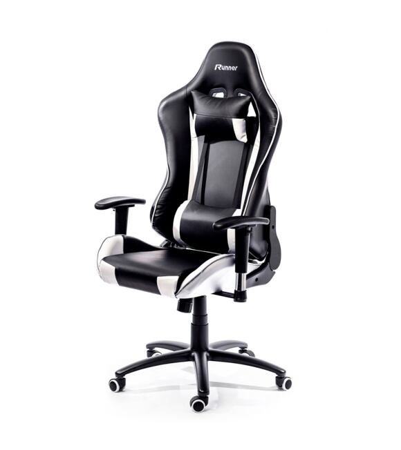 Krzesło biurowe RUNNER – białe